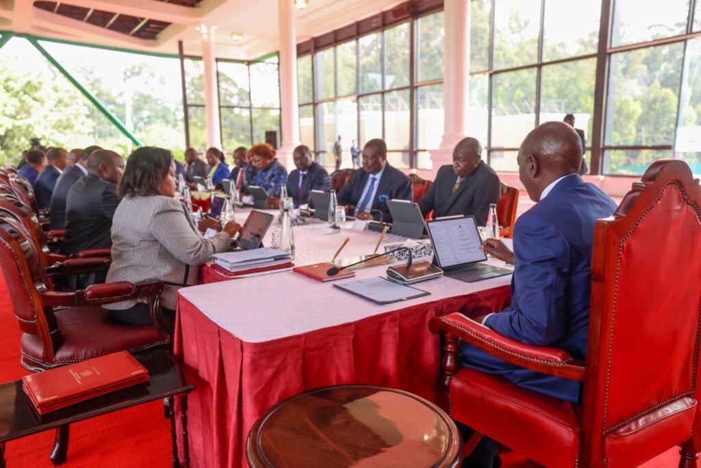President Ruto chairs Cabinet meeting at State House PHOTO: COURTESY