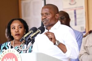 Interior Cabinet Secretary Prof. Kithure Kindiki in Kirinyaga County of February 16, 2024 PHOTO COURTESY: Ministry of Interior
