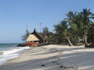 Diani beach in Mombasa.