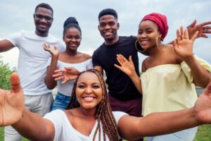 Happy youths