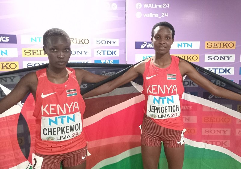 Mercy Chepkemoi and Marion Jepngetich