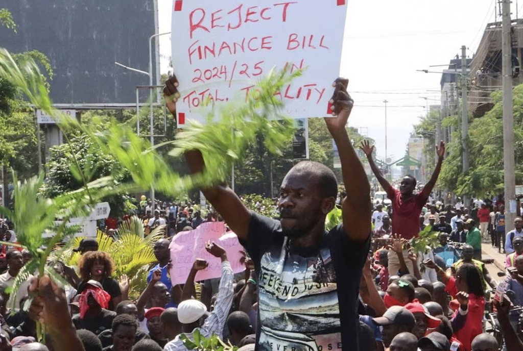 Kenya Gen z protestors