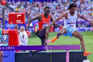Abraham Kibiwott in 3000m steeplechase