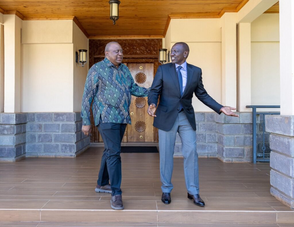 William Ruto and Uhuru Kenyatta