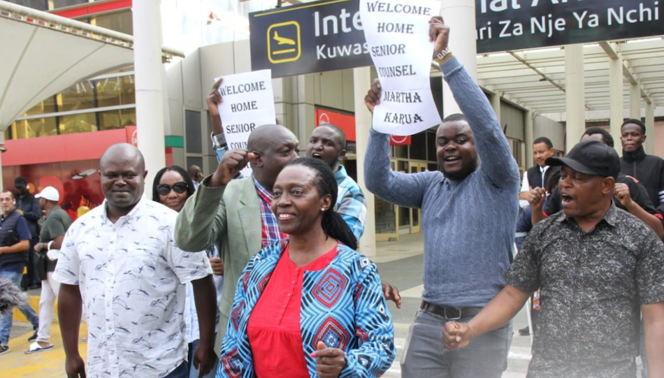 Karua deported from Tanzania over Lissu’s court case Martha Karua.