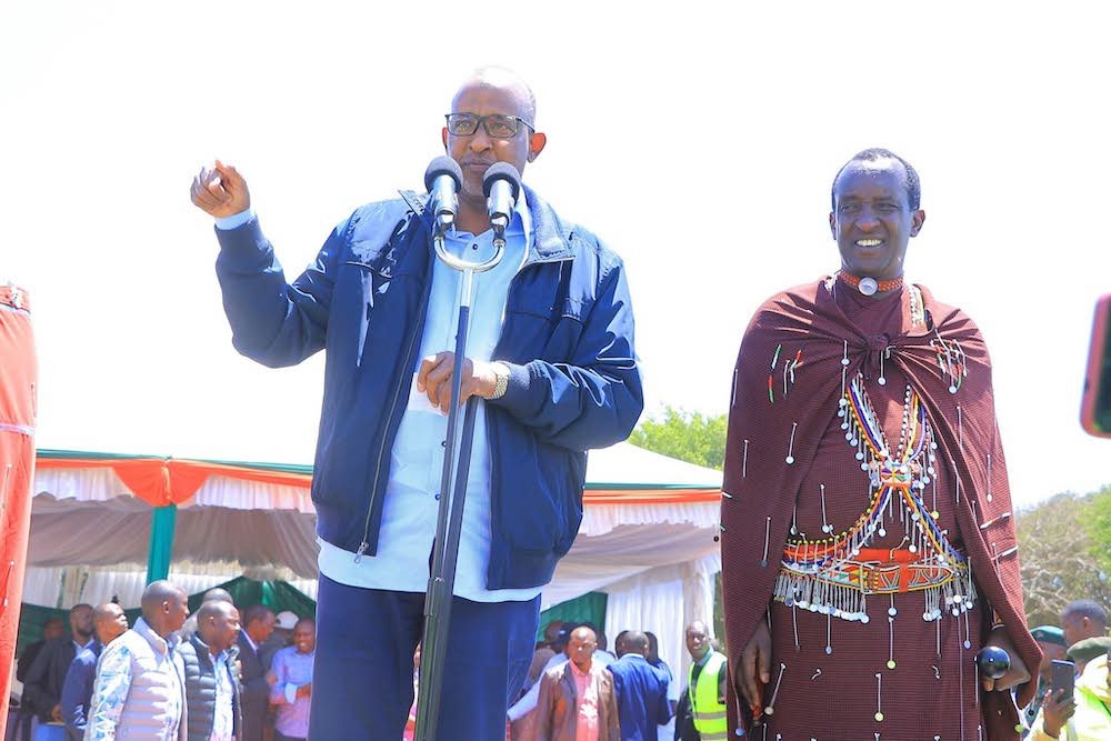 Duale defends SHA amid criticism, vows crackdown on rogue hospitals Aden Duale and Narok Governor, Patrick Ntutu