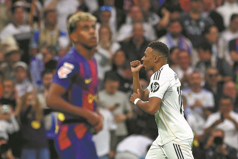 Mbappe, Madrid claim first blood in Clasico Kylian Mbappe