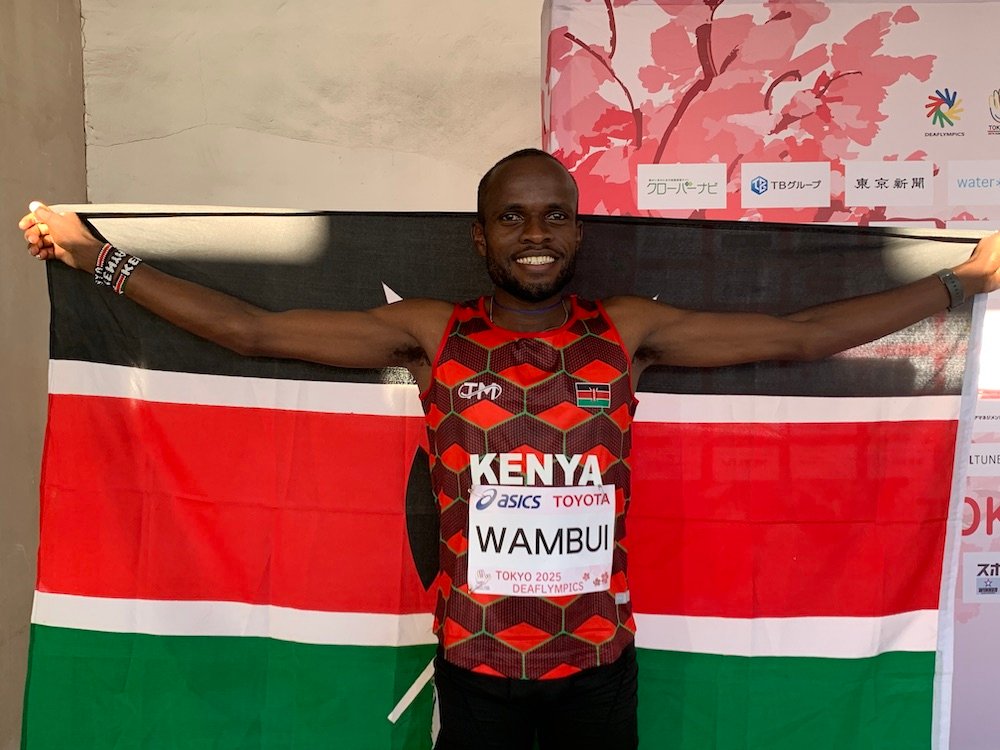 Deaflympics: Kenya rains gold in men’s 10000m and showers silvers in relay