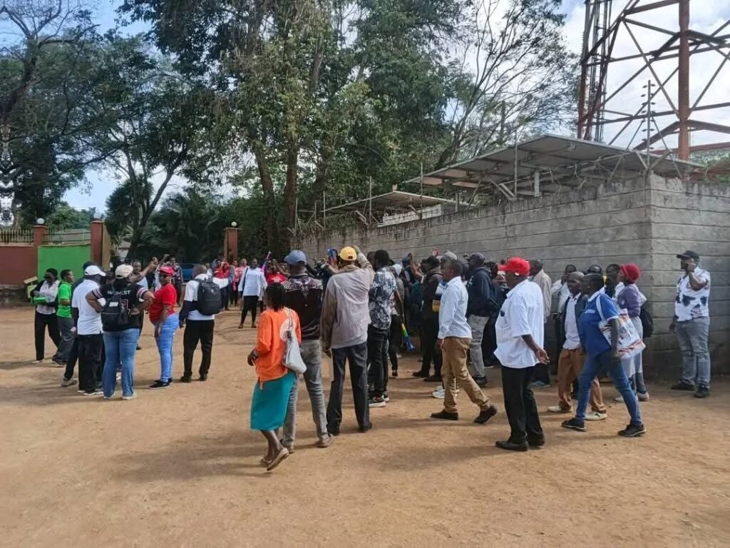 Embu county workers protest three months of unpaid salaries