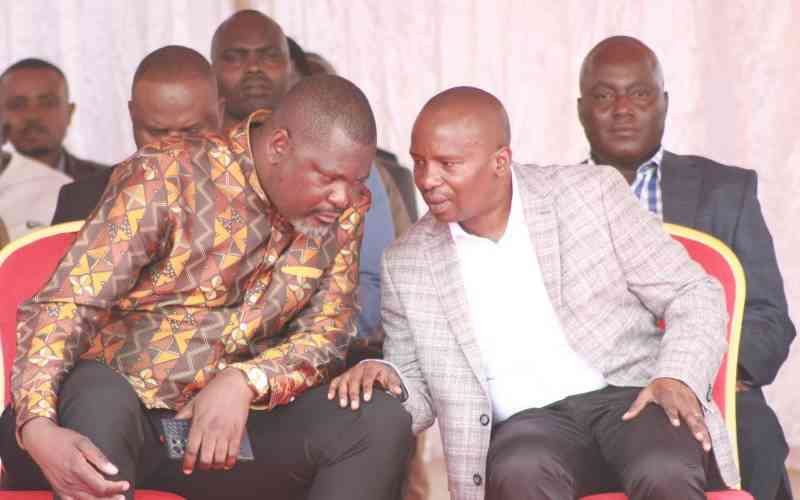 Kindiki, Ruku clash over calls to split Mt Kenya political base