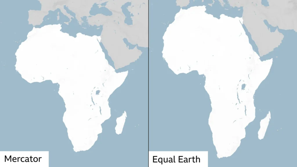 UN votes to correct how Africa is depicted on world maps